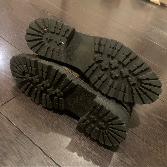 Shellys London Camo Combat Boots - Picture 3 of 3